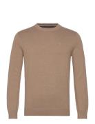 Basic Crewneck Knit Tops Knitwear Round Necks Brown Tom Tailor