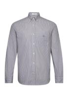 Reg Poplin Banker Bd Tops Shirts Casual Black GANT