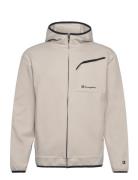 Hooded Full Zip Sweatshirt Sport Sweat-shirts & Hoodies Hoodies Beige ...