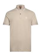 Passertip Tops Polos Short-sleeved Beige BOSS