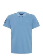 Polo Tops Polos Short-sleeved Blue Blend