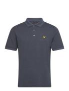 Marl Polo Shirt Tops Polos Short-sleeved Navy Lyle & Scott