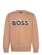 Soleri 07 Tops Sweat-shirts & Hoodies Sweat-shirts Beige BOSS