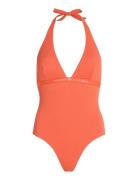 Halter Piece Rp Uimapuku Uima-asut Orange Tommy Hilfiger