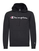 Hooded Sweatshirt Sport Sweat-shirts & Hoodies Hoodies Black Champion