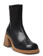 Booties Shoes Boots Ankle Boots Ankle Boots With Heel Black Billi Bi