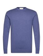 Bs Jupiter Regular Fit Knitwear Tops Knitwear Round Necks Blue Bruun &...