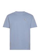 Hco. Guys Knits Tops T-shirts Short-sleeved Blue Hollister