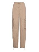 Trousers Bottoms Trousers Cargo Pants Beige Sofie Schnoor