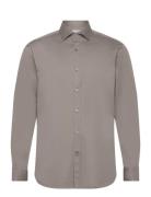 Adley C Tops Shirts Business Beige Tiger Of Sweden