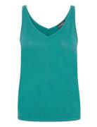 Slcolumbine Tank Top Tops T-shirts & Tops Sleeveless Green Soaked In L...