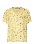 Friria Bl 1 Tops Blouses Short-sleeved Yellow Fransa