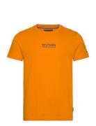 Small Hilfiger Tee Tops T-shirts Short-sleeved Orange Tommy Hilfiger