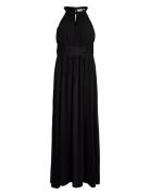 Vimilina Halterneck Maxi Dress - Noos Maksimekko Juhlamekko Black Vila