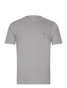 Brace Ss Crew Tops T-shirts Short-sleeved Grey AllSaints