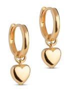 Amore Hoops Korvakoru Korut Gold Enamel Copenhagen