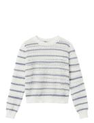 Nlfkuvi Ls Short Knit Tops Knitwear Pullovers Multi/patterned LMTD