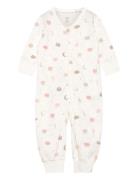 Pyjamas Bear At Back Pyjama Sie Jumpsuit Haalari Multi/patterned Linde...