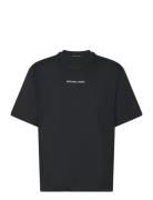 Victory Ss Tee Tops T-shirts Short-sleeved Black Michael Kors