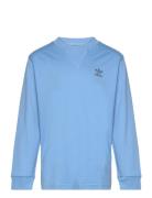 Long Sleeve Tops T-shirts Long-sleeved T-shirts Blue Adidas Originals