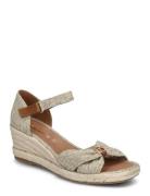 Women Sandals Kiilakorkokengät Beige Tamaris