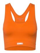 Borg Low Seamless Bra Sport Bras & Tops Sports Bras - All Orange Björn...