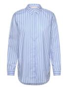 Srbeate Ls Shirt Striped Tops Shirts Long-sleeved Blue Soft Rebels