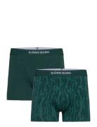 Premium Cotton Stretch Boxer 2P Bokserit Khaki Green Björn Borg