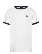 Ringer T-Shirt Tops T-shirts Short-sleeved White Lyle & Scott