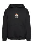 Diblossomy Tops Sweat-shirts & Hoodies Hoodies Black HUGO