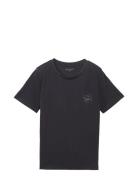 Printed T-Shirt Tops T-shirts Short-sleeved Navy Tom Tailor