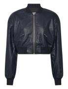 Cropped Braided Jacket Bombertakki Navy ROTATE Birger Christensen