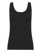 Vmmisa Sl Seamless Rib Top Noos Tops T-shirts & Tops Sleeveless Black ...