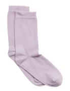 Cotton Socks Sukat Purple Melton