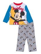 Pyjama Pyjamasetti Pyjama Multi/patterned Mickey Mouse