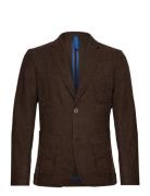 Jere Wool Jacket Suits & Blazers Blazers Single Breasted Blazers Brown...