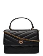 Kira Chevron Mini Top Handle Chain Wallet Bags Top Handle Bags Black T...