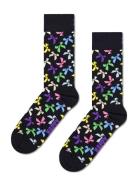 Bow Sock Lingerie Socks Regular Socks Black Happy Socks