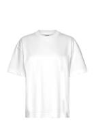 Over D Tee Tops T-shirts & Tops Short-sleeved White Filippa K