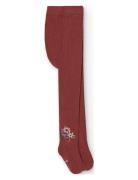 Thick Tights For Baby Girl -Bci Sukkahousut Burgundy Boboli