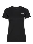 W Ss Sd Slim Tee Sport T-shirts & Tops Short-sleeved Black The North F...