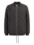 Quilted Bomber Jacket Latté Bombertakki Black Rethinkit