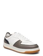 Combined Leather Trainers Matalavartiset Sneakerit Tennarit Grey Mango