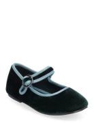 Velvet Ballerinas Ballerinat Green Mango