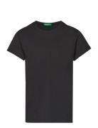 T-Shirt Tops T-shirts Short-sleeved Black United Colors Of Benetton