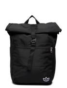 Premium Essentials Rolltop Backpack Reppu Laukku Black Adidas Original...