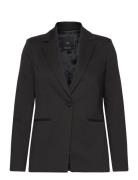 Fitted Suit Jacket Blazers Single Breasted Blazers Black Mango