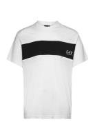 T-Shirt Tops T-shirts Short-sleeved White EA7