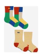 Baby Color Block Socks Pack X 2 Sukat Multi/patterned Bobo Choses