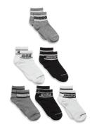 Converse Basic Wordamark Crew Socks 6-Pack Sukat Grey Converse